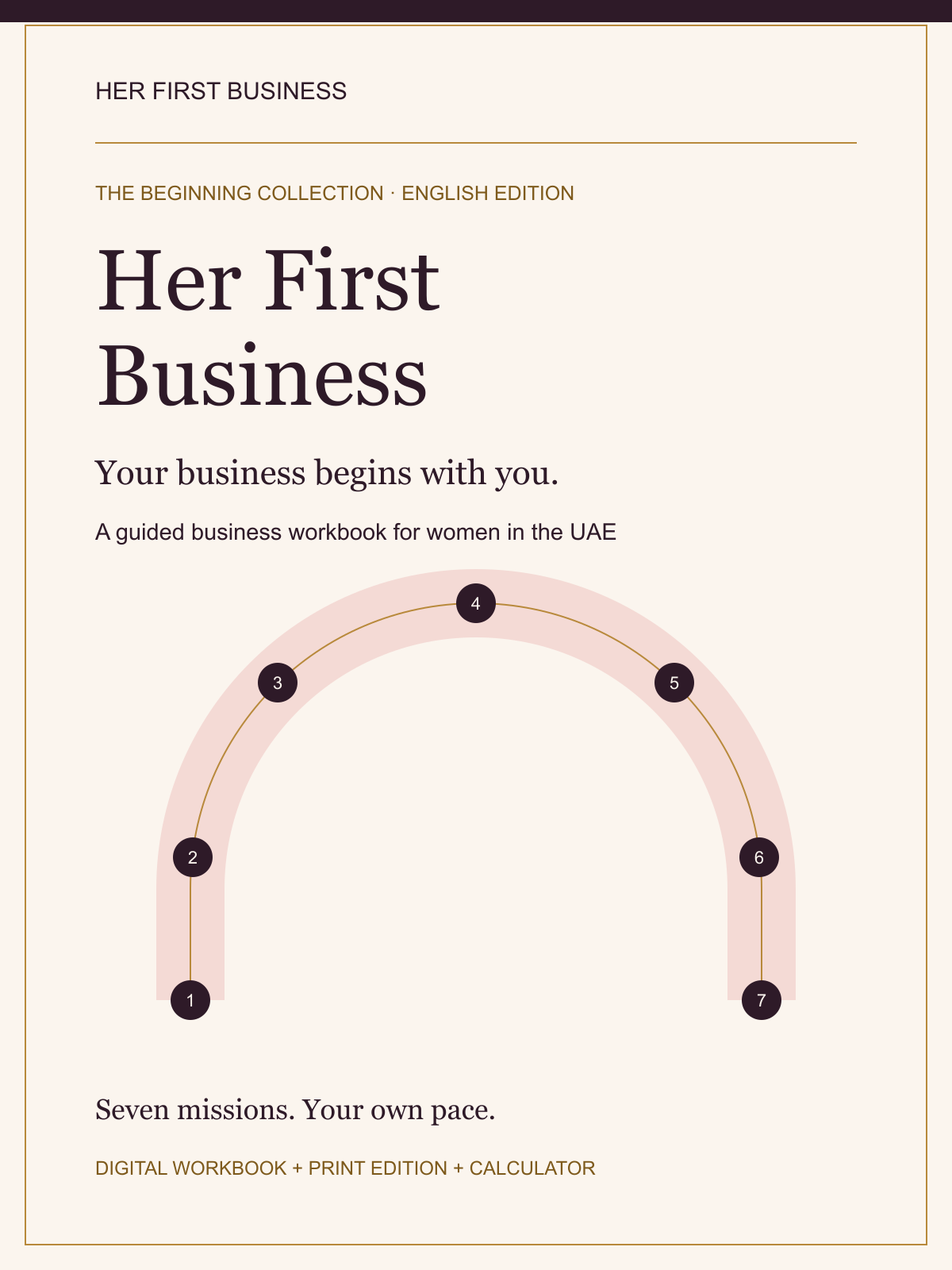 Her First Business workbook cover